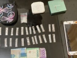 Polres Agam Tangkap Pengedar Sabu 25 Paket Siap Edar Diamankan