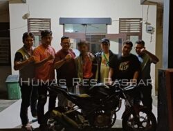 Honda CBR Dijual Rp5 Juta, Pelaku Curanmor Ditangkap Polsek Sungai Barameh