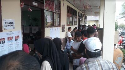 Masyarakat Dharmasraya Antusias Datang ke TPS