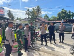 Kapolres Pessel Tinjau Pelaksanaan Pemilu di Sejumlah TPS