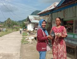 Gugus 2 Kecamatan IV Jurai Beri Sembako kepada Masyarakat Terdampak Bencana Alam