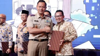 Pemkab Tanah Datar Terima Penghargaan dari Menteri ATR/BPN
