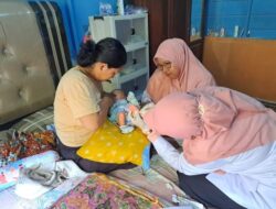 Nakes Puskesmas Tanjung Beringin Kunjungi Ibu Nifas