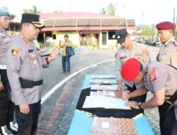 Enam Kasat dan Satu Kapolsek di Polresta Pariaman Dimutasi
