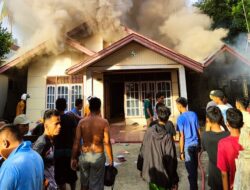 Rumah di Lubuk Buaya Terbakar, Dua KK Kehilangan Tempat Tinggal