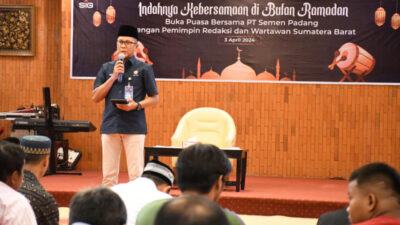 Tingkatkan Ukhuwah Islamiyah di Bulan Ramadan, Semen Padang Buka Puasa Bersama dengan Media
