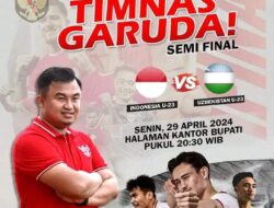Malam ini, Nobar Semi Final Piala Asia U23 di Halaman Kantor Bupati Dharmasraya