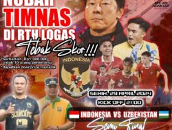 Malam Ini Indonesia vs Uzbekistan, Pemkab Sijunjung Gelar Nobar di RTH Logas