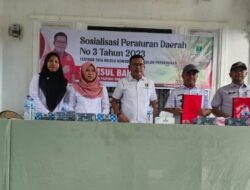 Syamsul Bahri Sosialisasikan Perda Pengelolaan Bahan Baku Perkebunan