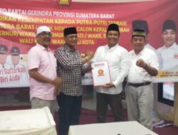 Maju Pillada Pasbar, Mustika Yana Kembali Daftarkan Diri ke Partai Gerindra