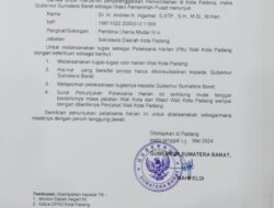 Andree Algamar Jadi Plh Wali Kota Padang, Menanti Penjabat Definitif