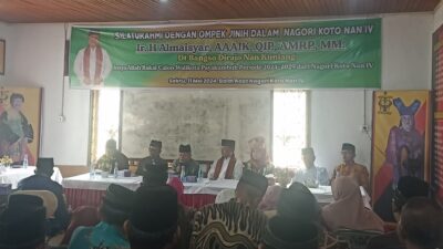 Ketua KAN Koto Nan Ompek Ajak Seluruh Masyarakat Dukung H. Almaisyar