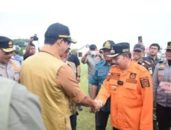 Bupati Agam Sambut Kedatangan Kepala BNPB bersama Gubernur