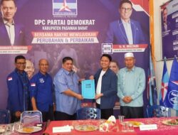 H. Hamsuardi Mendaftar ke Partai Demokrat Pasaman Barat