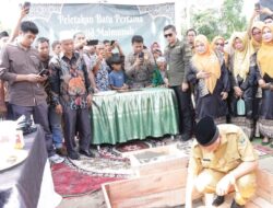 Gubernur dan Sekda Pariaman Letakkan Batu Pertama Pembangunan Masjid