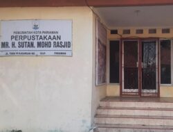 Gedung Perpustakaan Mr.H. Sutan Mohd. Rasjid tak Terurus