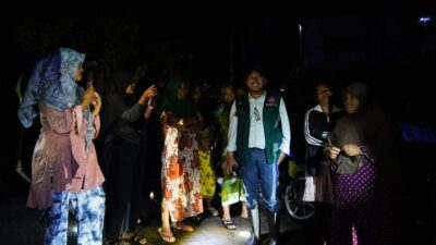 Saat Air Batang Lona Naik Warga Jorong Panti Rambatan Mengungsi