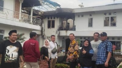 PWI Dharmasraya Kunjungi Rumah Adi Gunawan, Usai Kebakaran