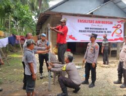 Polres Pesisir Selatan Serahkan Sumur Bor