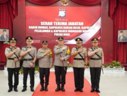 Polda Riau Gelar Sertijab Kabid Humas dan Tiga Kapolres
