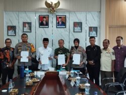 Pemkab Limapuluh Kota Lakukan Penandatanganan NPHD Pengamanan Pilkada 2024