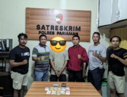 Polres Pariaman Tangkap Pelaku Togel Online  di Warung