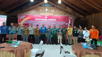 Dimonitoring Bawaslu, KPU Mentawai Gelar Rapat Pleno Rekapitulasi PSU DPD