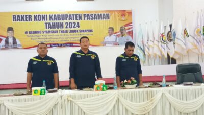 KONI Pasaman Laksanakan Rapat Kerja