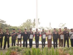 HUT Bhayangkara ke-78 Diperingati di Halaman Kantor Balaikota Payakumbuh