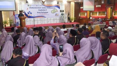 30 Guru Penggerak Angkatan 9 Kota Pariaman Dikukuhkan Pj Walikota