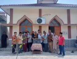 Diresmikan Edison Dt Rajo Indo, Warga Sudah Bisa Shalat Jumat di Masjid Amanah Al-Mubarak