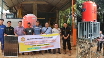 PNP Jurusan Teknik Mesin Laksanakan PKM di Kawasan Wisata Puncak Labuang Limau Manih