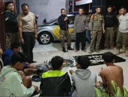 Enam Remaja Diduga Pelaku Tawuran Diamankan Satpol PP Padang