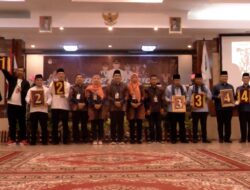 Empat Pasang Calon Bupati/Wakil Bupati Agam, Sudah Ambil Nomor.