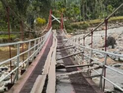8 Jembatan Gantung di Pesisir Selatan Diperbaiki