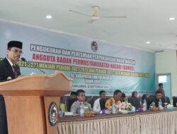 Dikukuhkan Bupati Safaruddin 470 Orang Bamus di Limapuluh Kota Diperpanjang Masa Jabatan