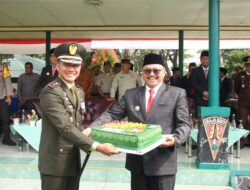 Upacara HUT TNI ke-79 Digelar di Batalyon Infanteri 131/Braja Sakti