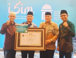 Masjid Akbar Galogandang Raih Juara Nasional Anugerah Masjid Percontohan dan Ramah