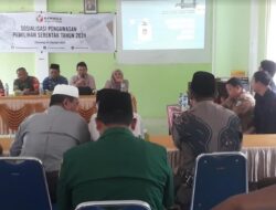 Panwascam Tiumang Gelar Sosialisasi Pengawasan Pemilihan Serentak 2024