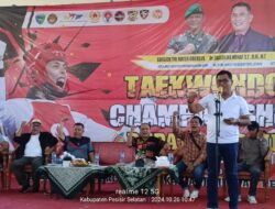 Kejuaraan Taekwondo Champions Bupati Cup III Pesisir Selatan Dibuka