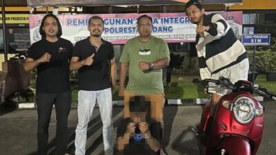 Aksi Curanmor Kepergok Satpam RS M Djamil