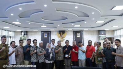Silaturahmi PWI dan Ketua DPRD Sumbar: Koordinasi DPRD dan Media Penting untuk Kemajuan Daerah