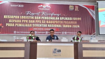 KPU Pasaman Gelar Bimtek Penggunaan Aplikasi Silog