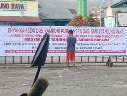 Buntut Unjuk Rasa SMKN 1 Tanjung  Raya, Kamroni Akan Polisikan Dalang dan Pelaku Pencemaran Nama Baiknya.