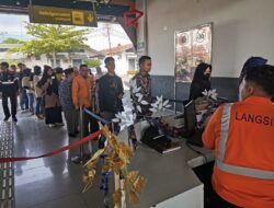 Seminggu Periode Nataru, KAI Divre II Sumbar Layani 42.927 Penumpang