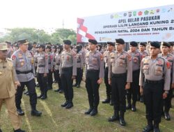 2.812 Personel Gabungan Disiagakan untuk Pengamanan Natal dan Tahun Baru di Riau