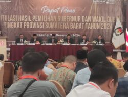 KPU Sumbar Gelar Rapat Pleno Rekapitulasi