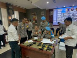 Polda Sumbar Lakukan Pengecekan Senjata Api Personel