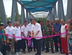 Bupati Agam Resmikan Jembatan Simaruok Geragahan.