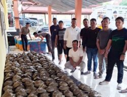 Polres Rohil Gagalkan Perdagangan Satwa Dilindungi di Panipahan Darat